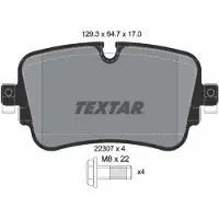 Textar Jarrupalasarja (4kpl), levyjarru 2230701