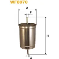 WIX FILTERS Polttoainesuodatin WF8070