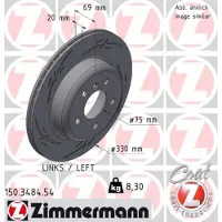 ZIMMERMANN Jarrulevy (1kpl) 150.3484.54