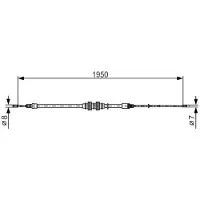 Bosch Vaijeri, seisontajarru 1 987 482 785