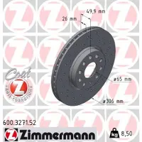 ZIMMERMANN Jarrulevy (1kpl) 600.3271.52
