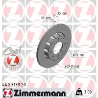 ZIMMERMANN Jarrulevy (1kpl) 440.3139.20