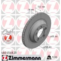 ZIMMERMANN Jarrulevy (1kpl) 460.4548.20