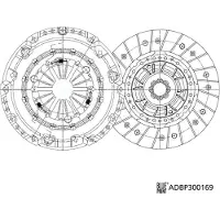 Blue Print Kytkinpaketti ADBP300169