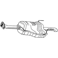 Bosal Takaäänenvaimentaja 185-149