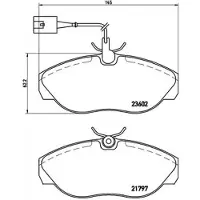 Brembo Jarrupalasarja (4kpl), levyjarru P 23 083