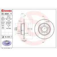Brembo Jarrulevy (1kpl) 08.9084.11