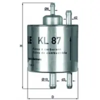 MAHLE ORIGINAL Polttoainesuodatin Mahle, KL 87 - Subaru - Forester. Mercedes - W168, Vaneo