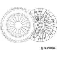 Blue Print Kytkinpaketti ADBP300088