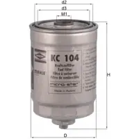 MAHLE ORIGINAL Polttoainesuodatin KC 104