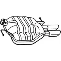 Bosal Takaäänenvaimennin 105-031