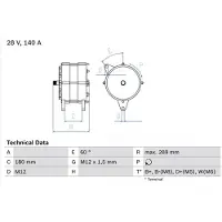 Bosch Laturi 0 986 041 640