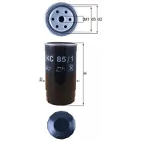 MAHLE ORIGINAL Polttoainesuodatin KC 85/1