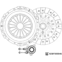 Blue Print Kytkinpaketti ADBP300046