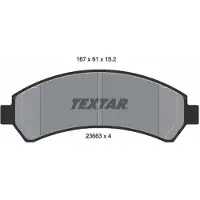 Textar Jarrupalasarja (4kpl), levyjarru 2366301