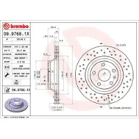 Brembo Jarrulevy (1kpl) 09.9768.1X