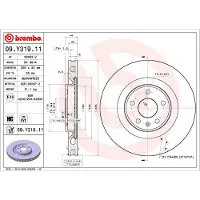 Brembo Jarrulevy 09.Y319.11, 1 Kappale