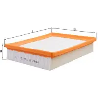 MAHLE ORIGINAL Ilmansuodatin LX 2084
