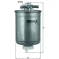 MAHLE ORIGINAL Polttoainesuodatin Mahle, KL 103 - VW - Caddy, Polo. Seat - Ibiza, Cordoba, Inca