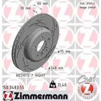 ZIMMERMANN Jarrulevy (1kpl) 150.3483.55