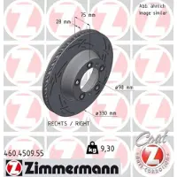 ZIMMERMANN Jarrulevy (1kpl) 460.4509.55