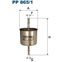 FILTRON Polttoainesuodatin PP 865/1