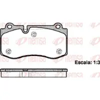 REMSA Jarrupalat Etu, 1202.00 - Mercedes - W211, S-klass, Sl r230, C219, W221, C216, Cl-klass