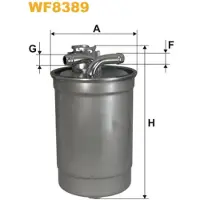WIX FILTERS Polttoainesuodatin WF8389