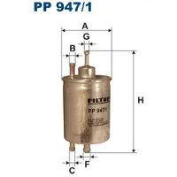 FILTRON Polttoainesuodatin PP 947/1