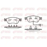 REMSA Jarrupalat Etu, 1056.02 - Audi - A6, A8, S6, S8. VW - Phaeton
