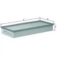 MAHLE ORIGINAL Ilmansuodatin LX 792