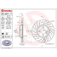 Brembo Jarrulevy (1kpl) 09.A047.11