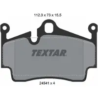 Textar Jarrupalasarja (4kpl), levyjarru 2454101