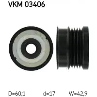 Skf Generaattorin vapaakytkin VKM 03406