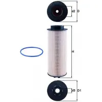 MAHLE ORIGINAL Polttoainesuodatin KX262D