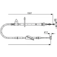 Bosch Vaijeri, seisontajarru 1 987 477 995