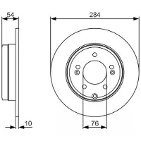 Bosch Jarrulevy (1kpl) 0 986 479 A45