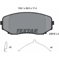 Textar Jarrupalasarja 2351503, edessä