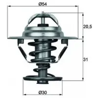 MAHLE ORIGINAL Termostaatti, jäähdytysneste TX 10 88D