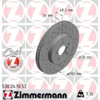 ZIMMERMANN Jarrulevy (1kpl) 530.2470.52