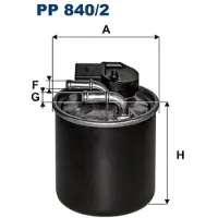 FILTRON Polttoainesuodatin PP840/2