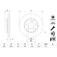 Bosch Jarrulevy (1kpl) 0 986 479 H45