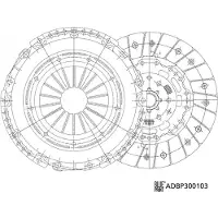 Blue Print Kytkinpaketti ADBP300103