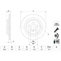 Bosch Jarrulevy (1kpl) 0 986 479 E97
