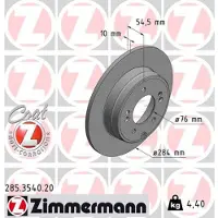 ZIMMERMANN Jarrulevy (1kpl) 285.3540.20
