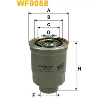 WIX FILTERS Polttoainesuodatin WF8058