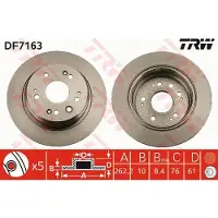TRW Jarrulevy (1kpl) DF7163