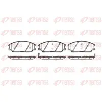 REMSA Jarrupalat Etu, 0771.12 - Hyundai - Santa fè, Sr, H1. Ssangyong - Actyon, Rexton, Kyron