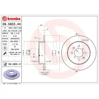 Brembo Jarrulevy (1kpl) 08.5803.41