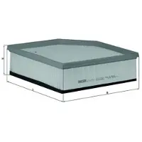 Knecht Ilmansuodatin LX 1607/1
